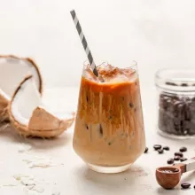 Iced Coconut Milk Latte